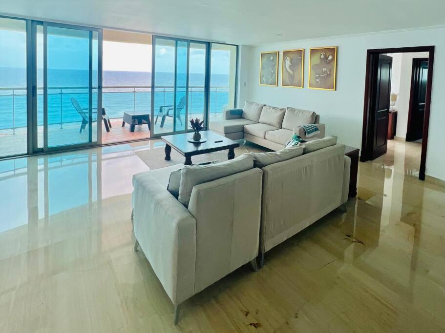 Beach Front Penthouse In Exclusive Tower Santo Domingo Exteriér fotografie